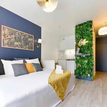 Apartament Hyper Centre Wi-fi Fibre Pro Le Bleu Savane Cholet