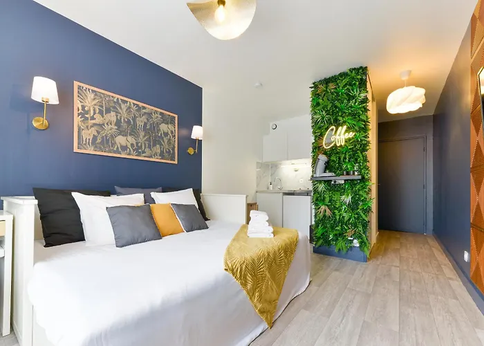 Apartmán Hyper Centre Wi-fi Fibre Pro Le Bleu Savane Cholet